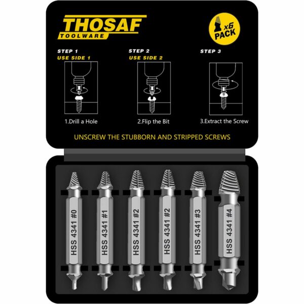 Stripped Screws Nuts & Bolts Drill Bits